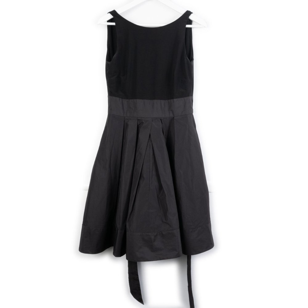 LAUREN RALPH LAUREN black sleeveless dress with tie waist size 6P